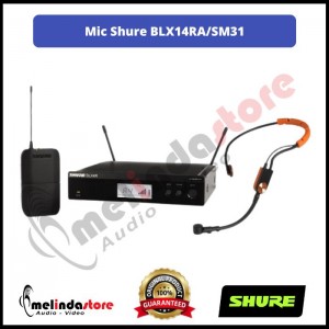 Microphone Wireless Shure BLX14RA/SM31 | Wireless Mic Fitness Shure Headset Microphone Wireless Shure BLX14RA/SM31 | Wireless Mic Fitness Shure Headset